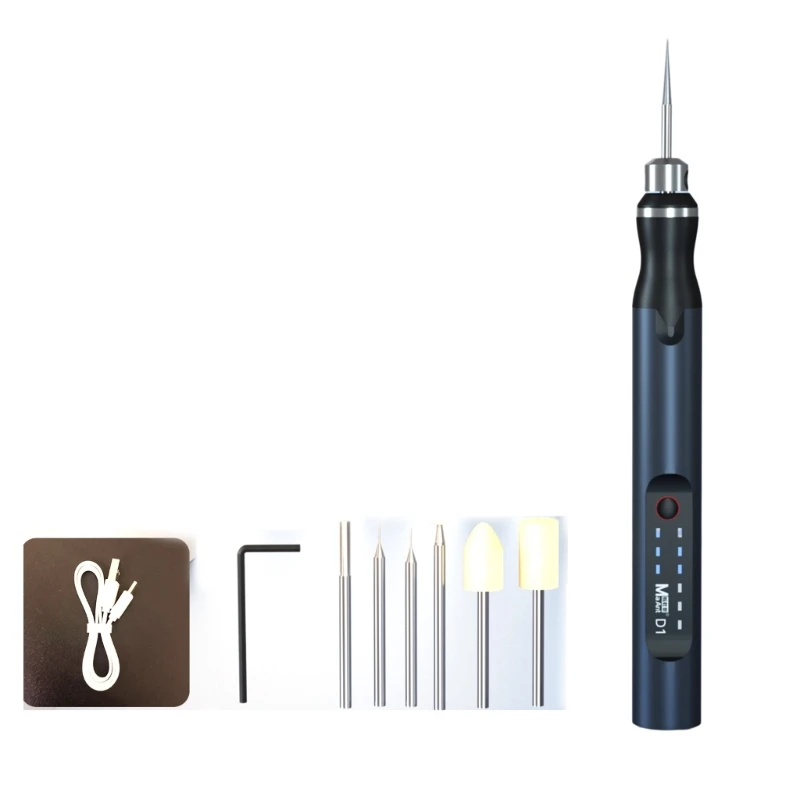 

X37E Intelligent Grinding Pen USB Charging Electric Sharpening Pen Rotary Tool Cordless Engraver Pen Wide Applications
