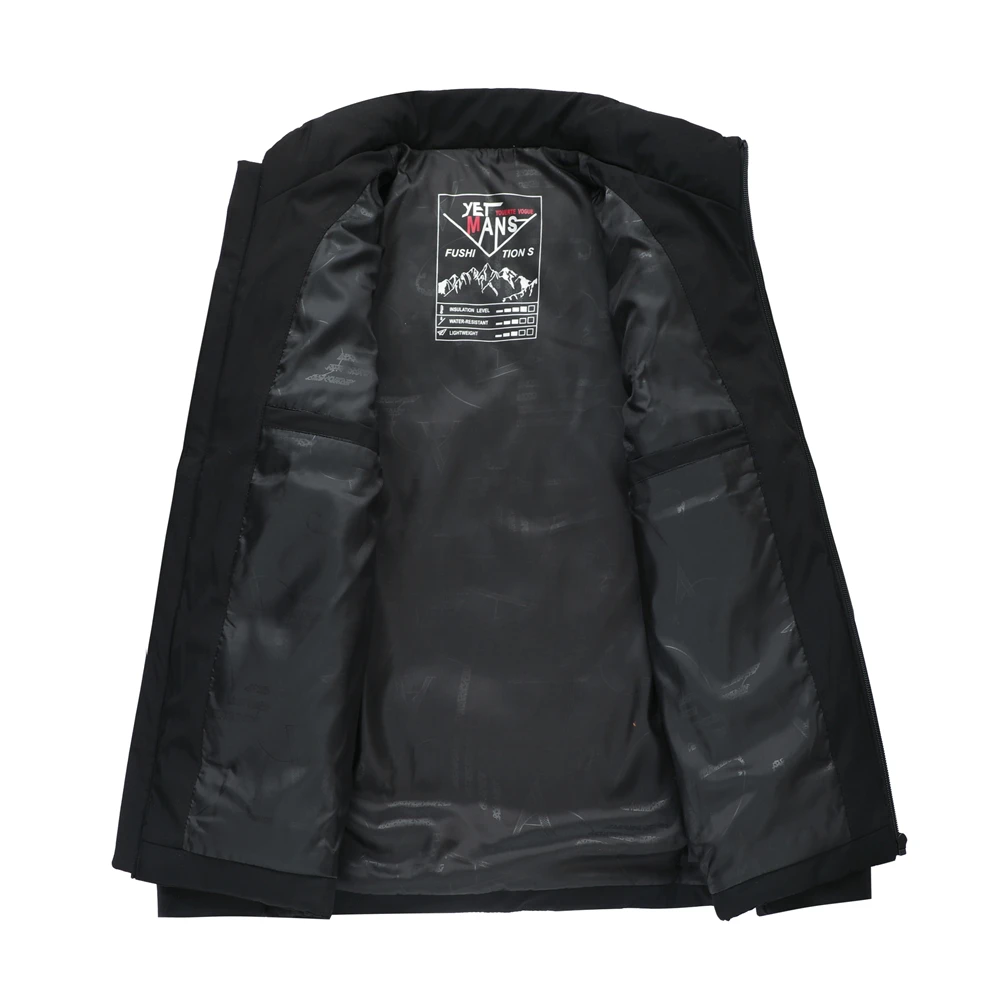 COODRONY Brand Stand Collar Zipper Jacket Men Clothing Winter New Arrival Thick Warm Parka Business Casual Slim Fit Coats Z8153