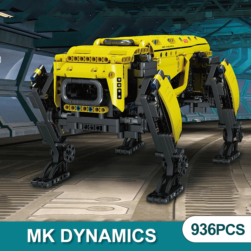 

Creative Expert MK Dynamics High-Tech Technical RC Robot Model Dog Building Blocks Bricks Boys MOC 15066 Toys For Children Gifts