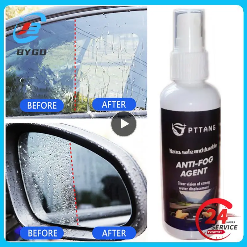 

1~8PCS 30ml Car Antifogging Agent Glasses Helmet Defogging Auto Anti-fog Agent Car Glass Nano Hydrophobic Coating Spray Water
