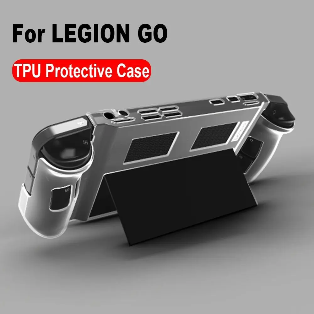 Фото Защитный чехол для Lenovo Legion Go, ударопрочная задняя крышка из ТПУ, Карманный чехол для консоли, аксессуары для игр №2