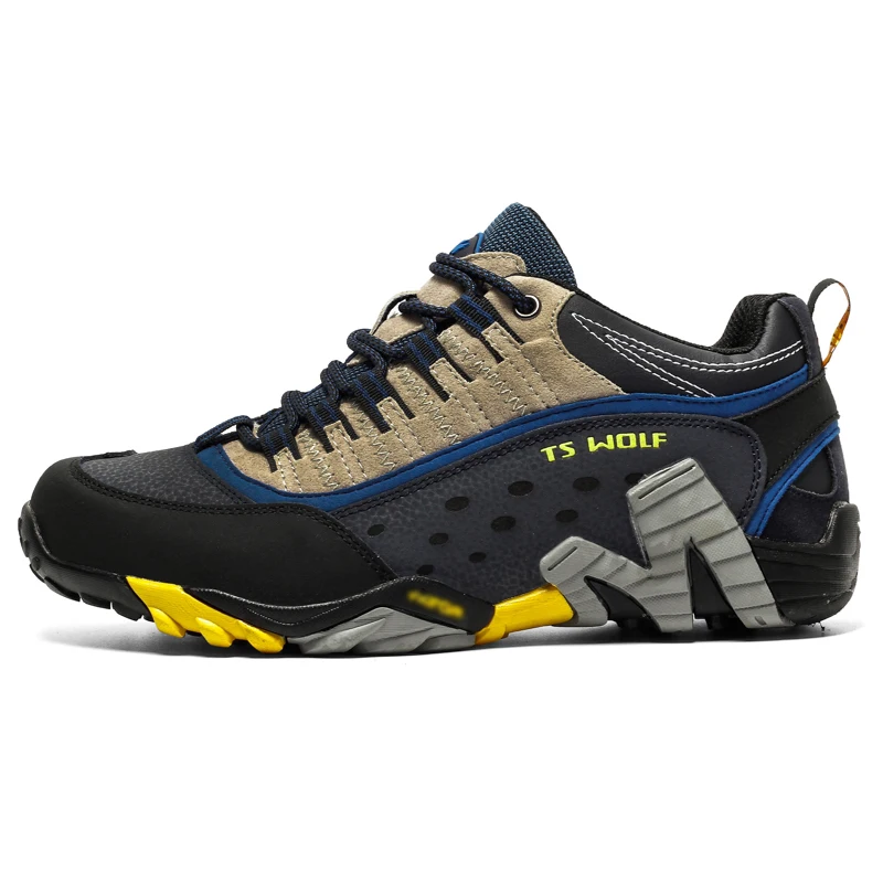 

Outdoor Lover Trekking Shoes Men Waterproof Hiking Shoes Mountain Boots Genuine Leather Woodland Hunting Tactical Shoes unisex