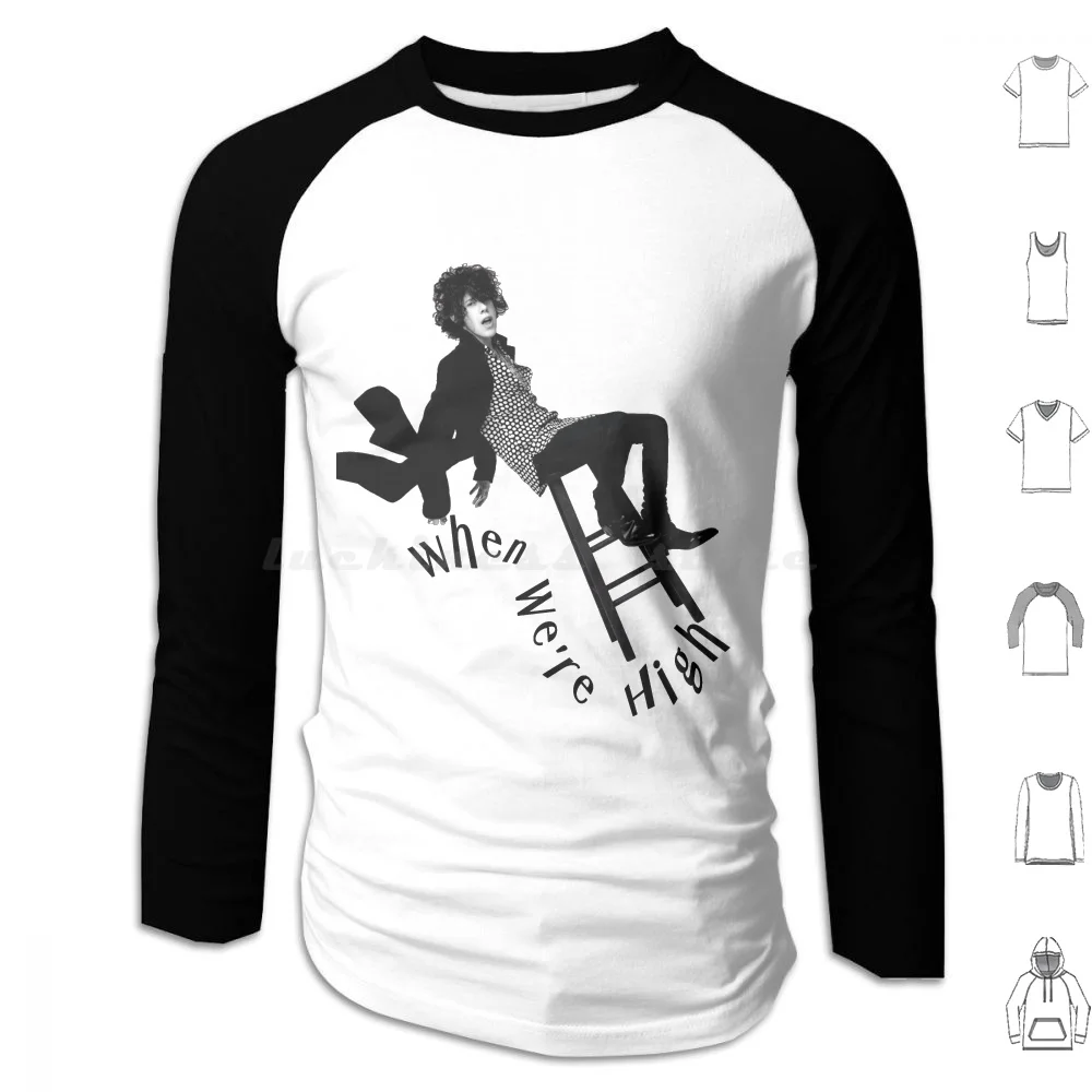 Толстовка Laura Pergolizzi с надписью «при высоких температурах», длинным рукавом, «Laura Pergolizzi Lost On You», «Laura Pergolizzi», музыкальная песня певицы