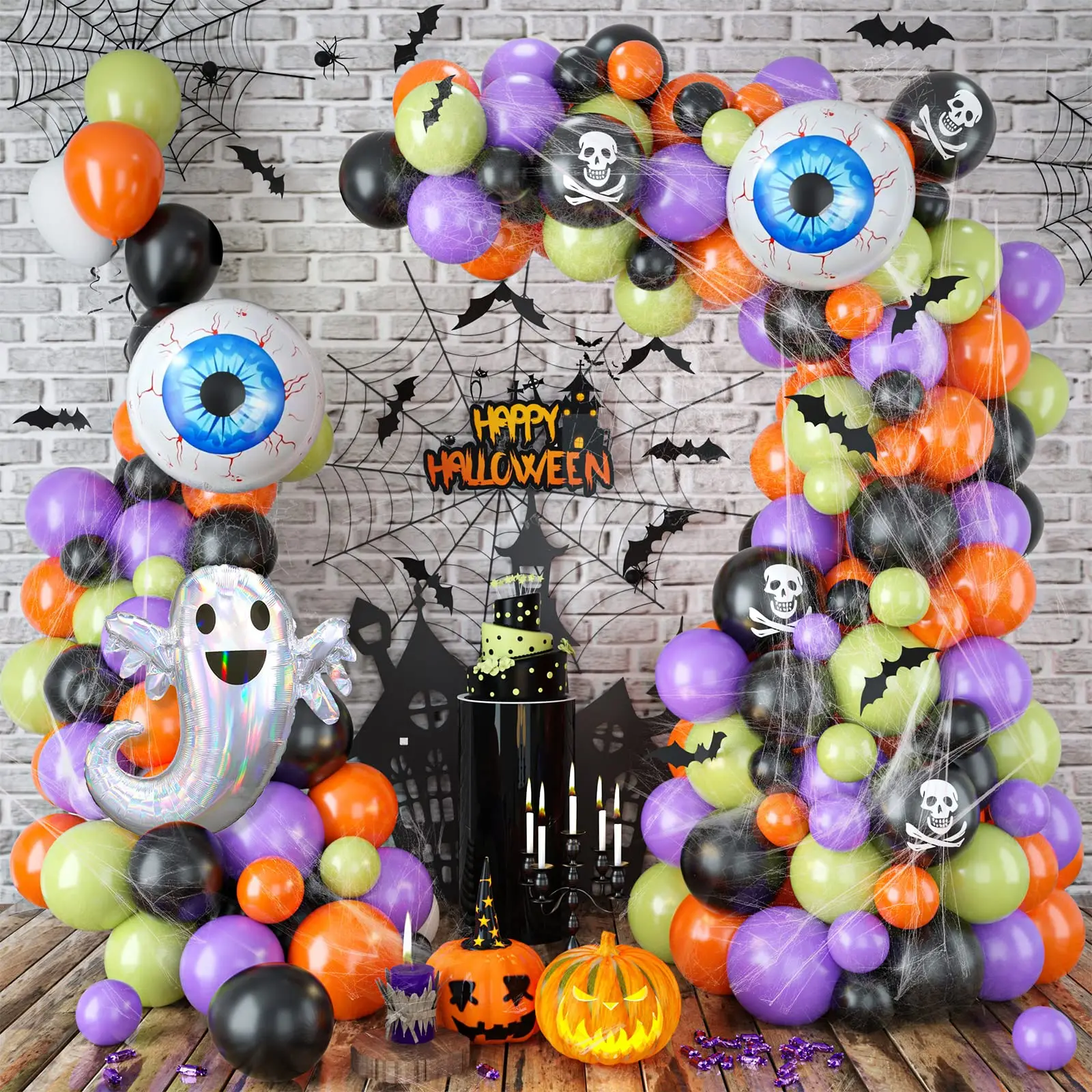 143 шт. вечерние алюминиевые Формочки для украшения паутины