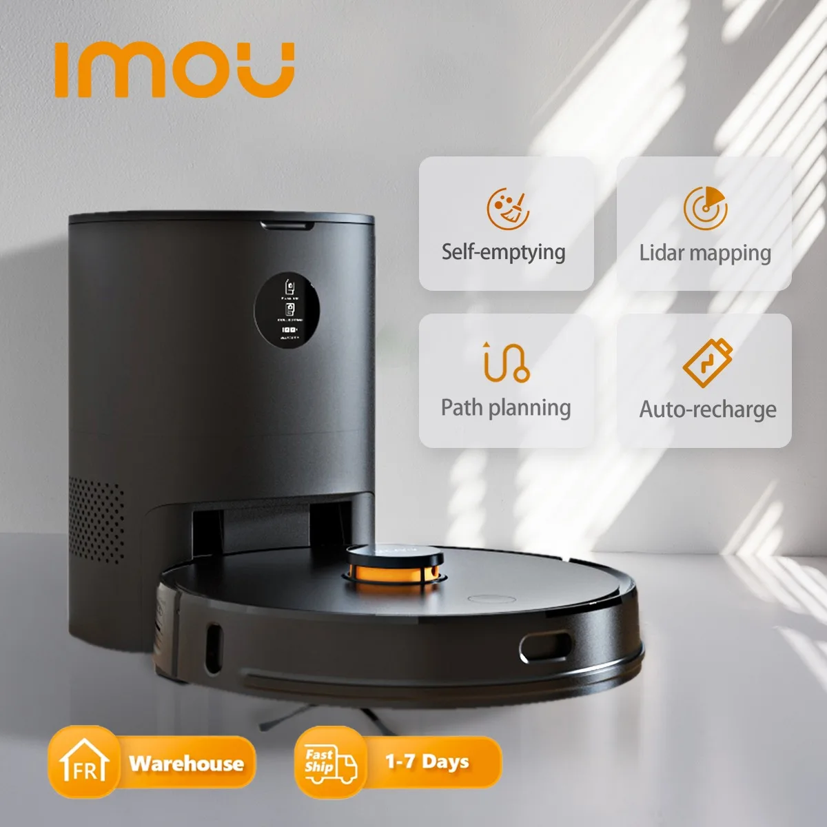 

Умный робот-пылесос Imou Apollo для сухой и влажной уборки