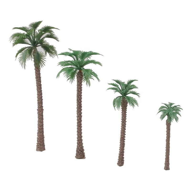 Акция! 40 штук модель кокосовых пальм пластиковая искусственная компоновка