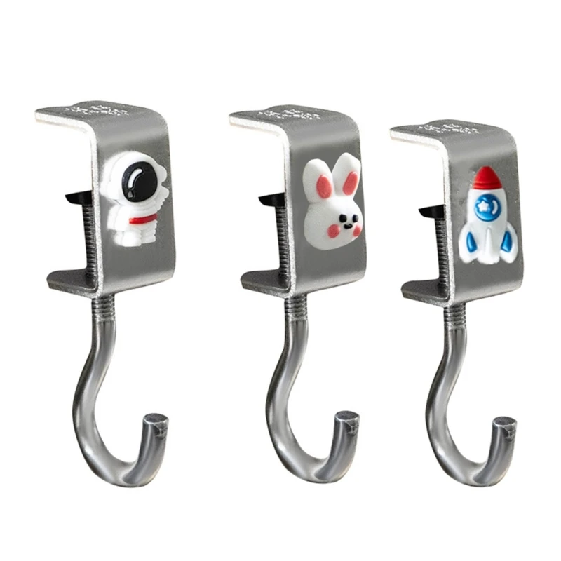 

Portable Desktop Bag Hook Ladies Movable Bag Hook School Bag Hook on Desk R7UB