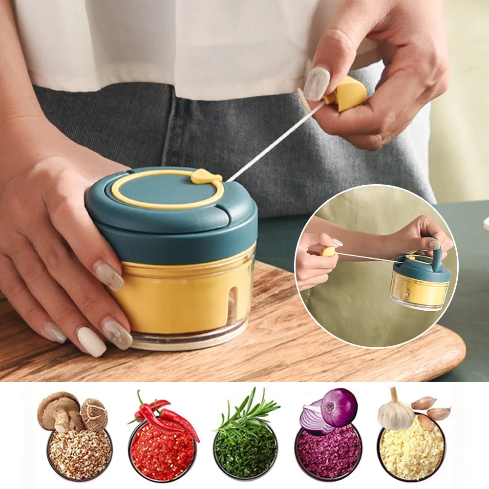 

Multifunctional Manual Meat Mincer Garlic Chopper Rotate Garlic Press Crusher Vegetable Onion Cutter Kitchen Cooking Accessories