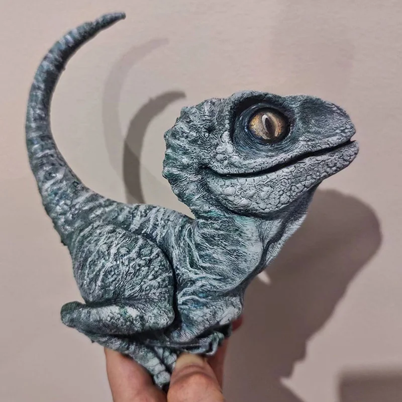 

New Raptor Jurassic Resin Craft Ornament Home Garden Study