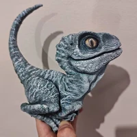 new raptor jurassic resin craft ornament home garden study