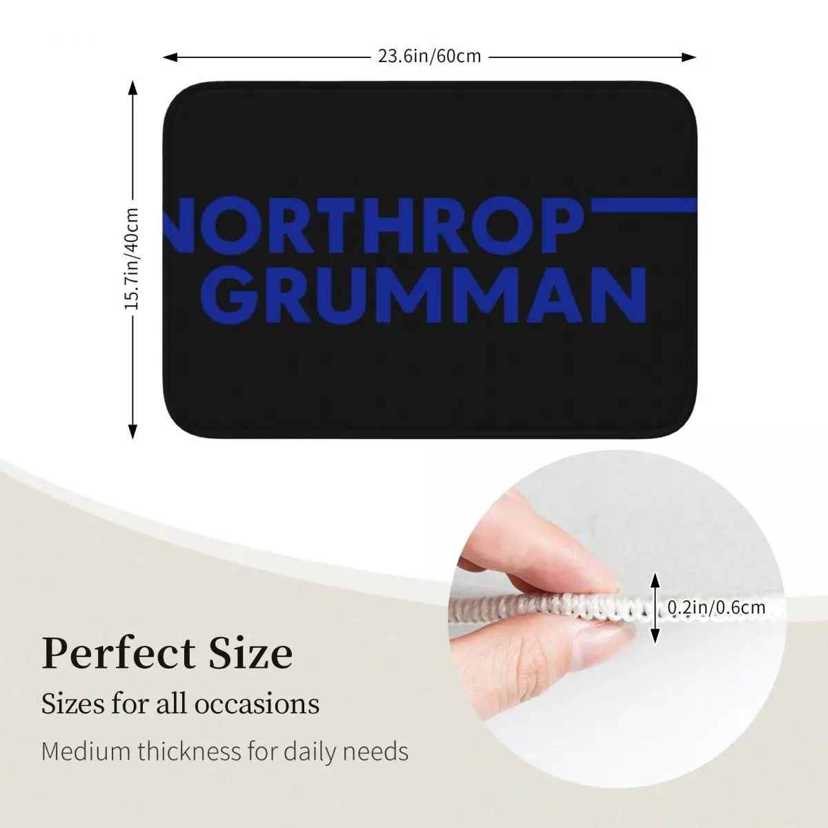 Northrop Grumman Logo Коврики для унитаза ванной Коврик Ковер Искусственный мех