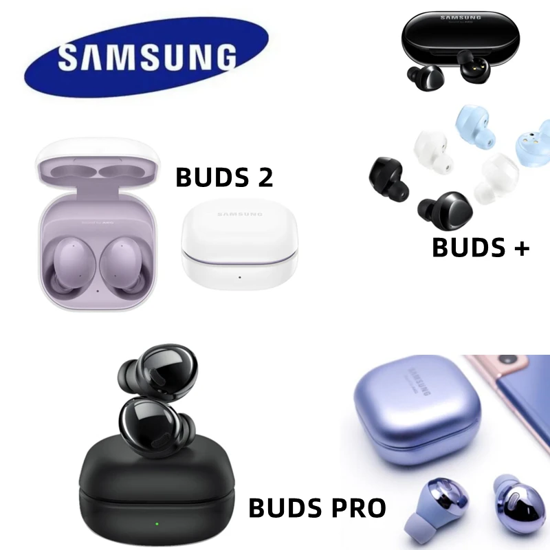 BAND BEW-auriculares inalámbricos para Samsung Galaxy, audífonos originales con bluetooth, carga inalámbrica y micrófono, 2/ Buds Pro/Buds +