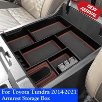 center console organizer tray for toyota tundra 2014 2019 2020 2021 tundra accessories armrest secondary storage box