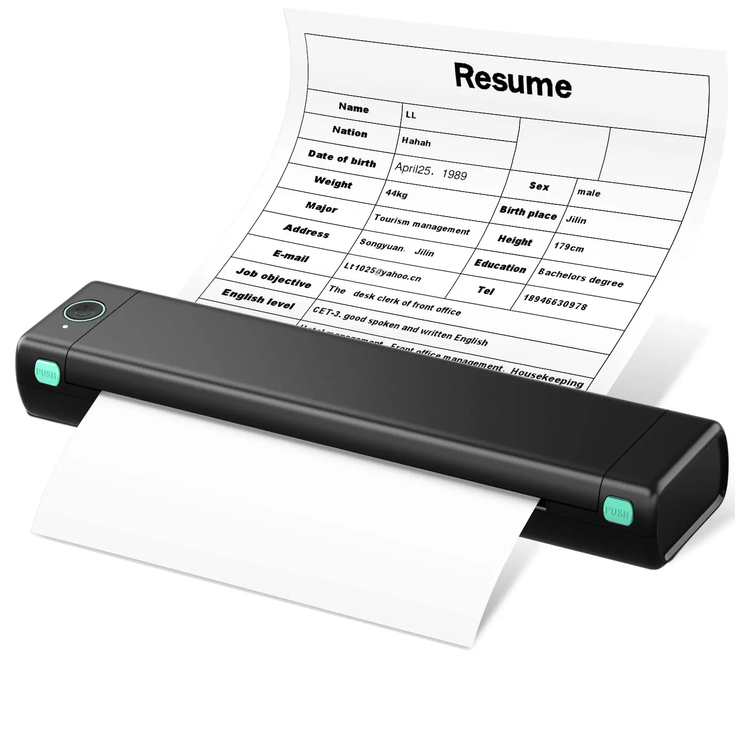 

Портативный принтер формата A4 с поддержкой Bluetooth