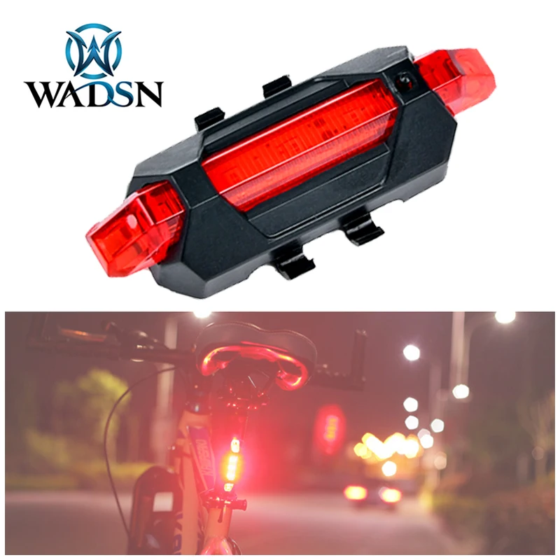 

Bicycle Light USB LED Bike Handle Lamp Red White Blue Colorful Night Riding Safety Warning Lights Seat Taillight Mount Accessory