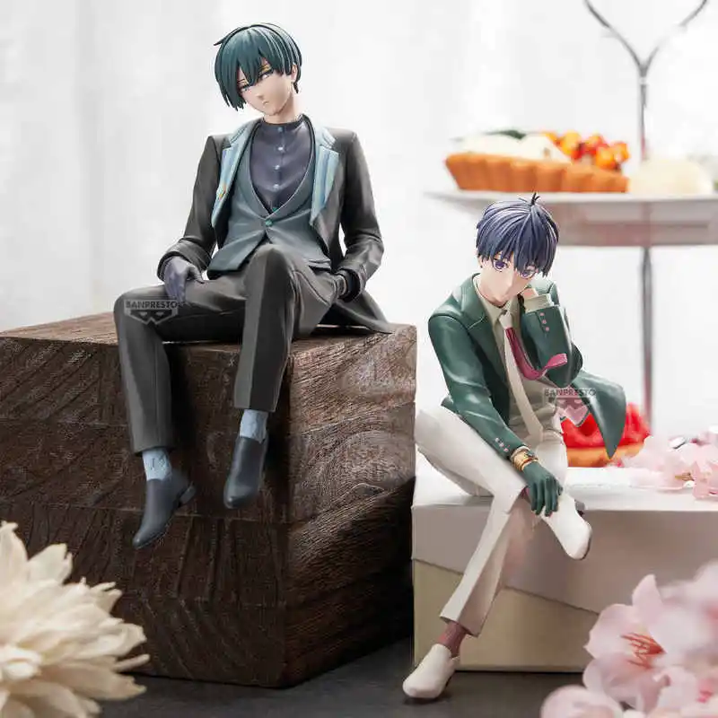 Фото Подлинная модель BANPRESTO Blue Lock 13 см Rin Itoshi Sweets Flavor Фигурка Аниме Фигурка Коллекции Игрушки Подарки №1