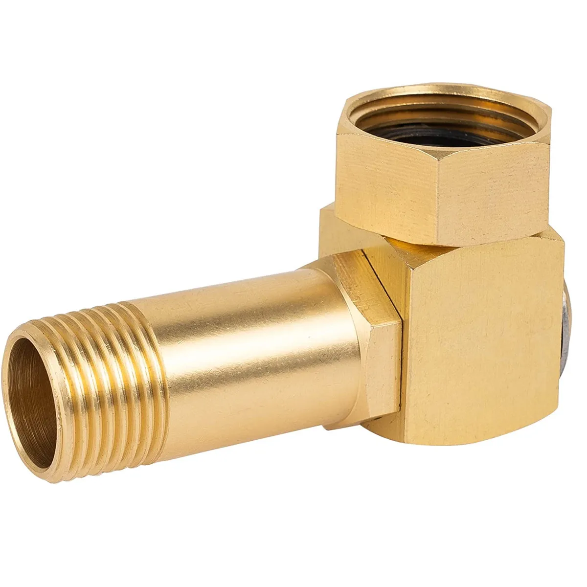Garden Hose Adapter, Brass Replacement Part Swivel, Hose Reel Parts Fittings Garden Products 4000