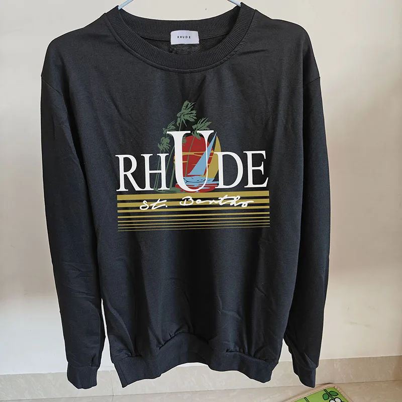 

Мужская хлопковая футболка с длинным рукавом, с принтом букв