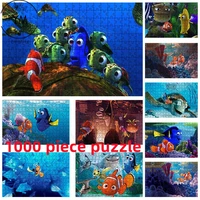 animal pattern puzzle disney cartoon finding nemo jigsaw puzzle toy for kids learning education adult collection hobby gifts