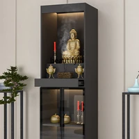 cxh home modern style double door clothes closet buddha cabinet altar bodhisattva worship table