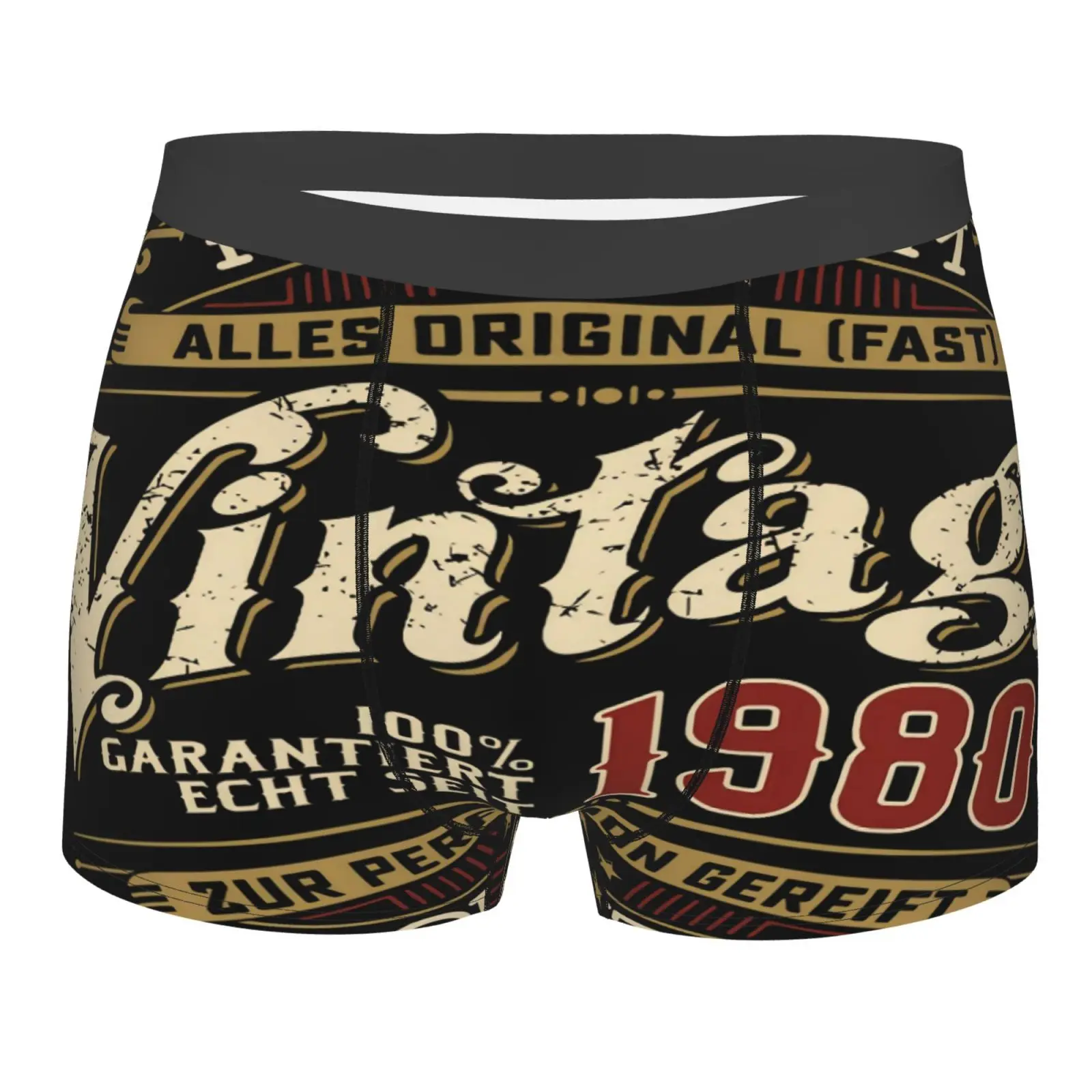 

40 Ans 100 Premium Depuis 1980 Boxer Briefs Men Green Sexy Men Underwear Men Mens Lot White Sexy Underwear Men Ball Pouch Long