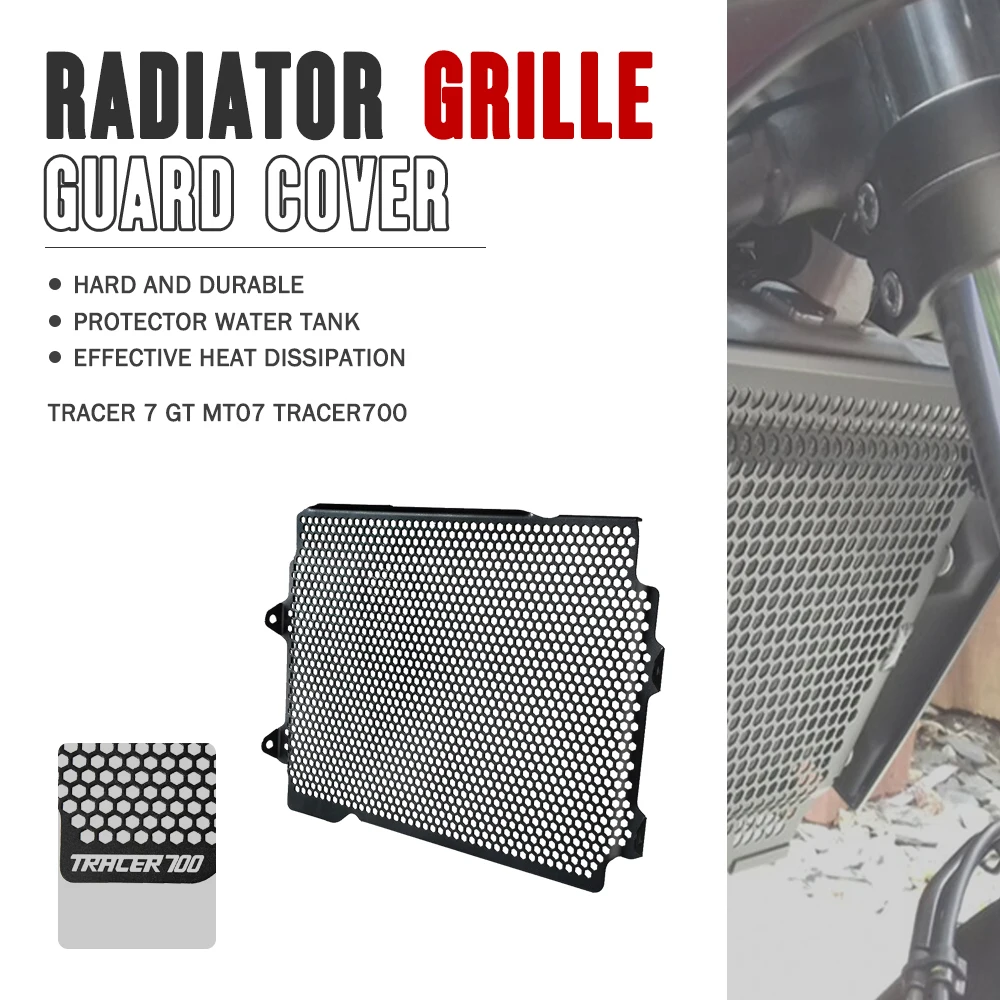 

For YAMAHA Tracer 7 GT MT07 Radiator Grille Cover Water Tank Radiator Guard Protection TRACER700 2016 2017 2018 2019 2020 2021