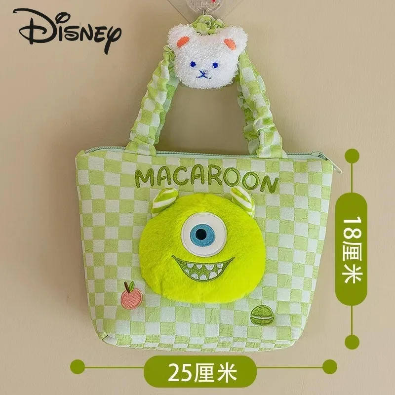 Disney 2023 New Women's Handbag Fashion High Quality Women's Bag Cartoon Casual Versatile Large Capacity Girls' Shopping Bag