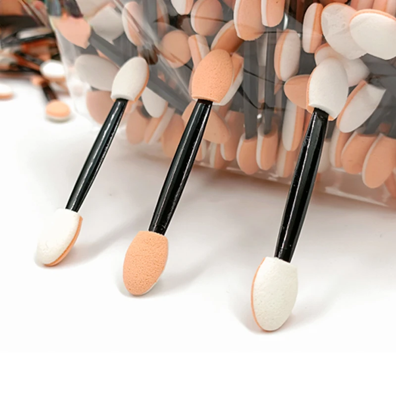 100 шт./упаковка портативные аппликаторы для теней век