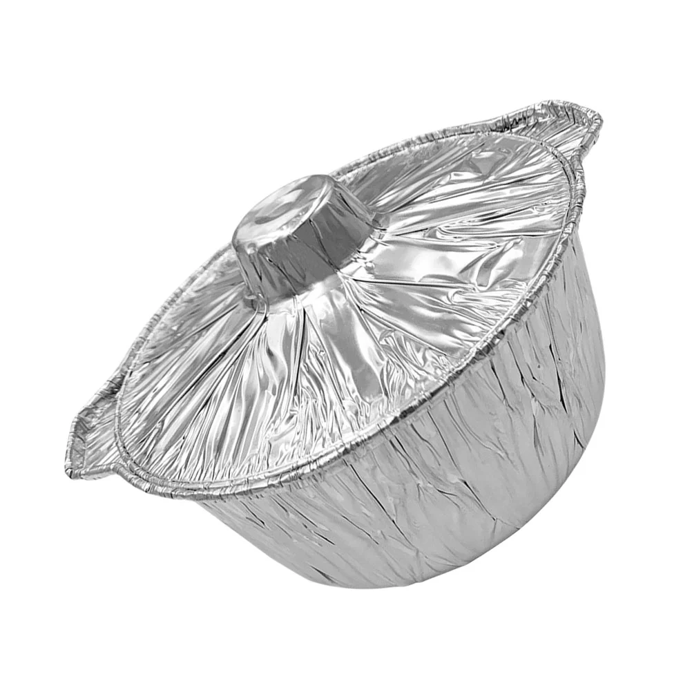 

Pan Disposable Pans Tin Aluminum Tray Bbq Roasting Food Container Take Baking Round Out Cooking Trays Lids Bowl Pot Pie Tart Go