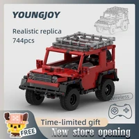 2022 popular moc 61488 mini suv le go model toy car building block assembly difficult puzzle educational toy kids gift