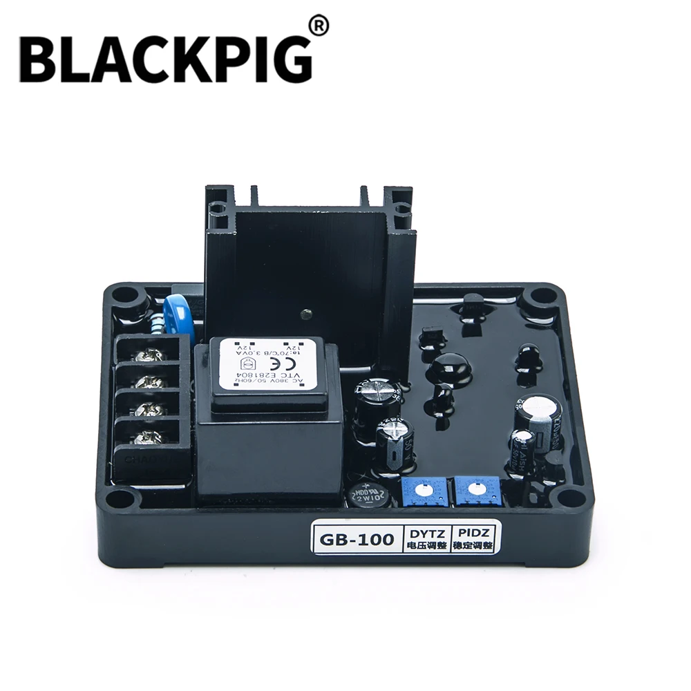 Автоматический стабилизатор напряжения GB100 щеточный генератор AVR 220 В однофазный