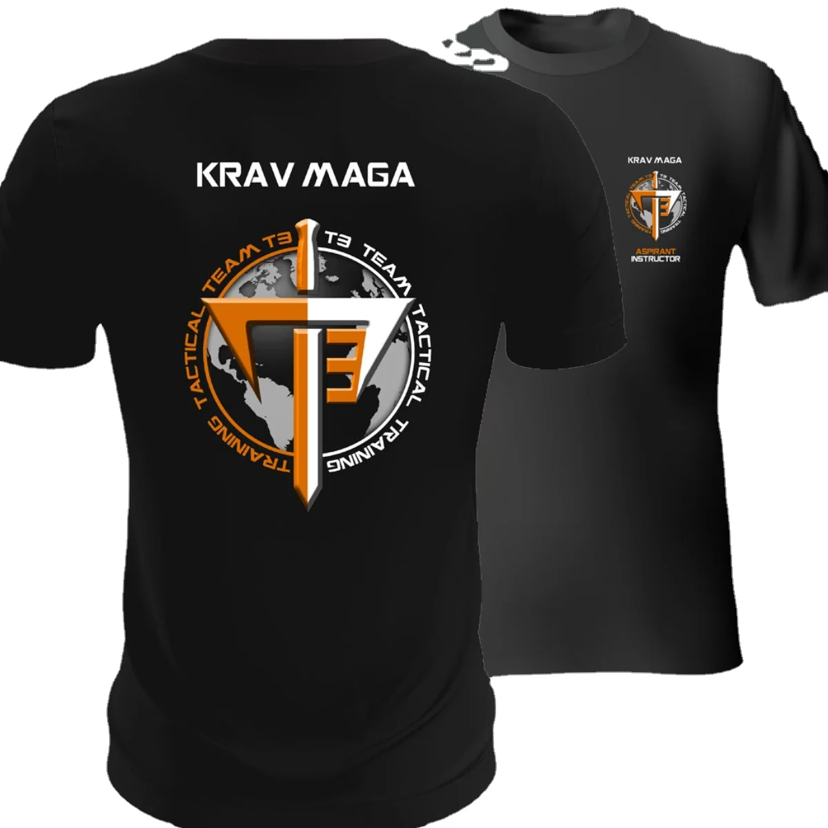 Krav Maga тренировочная Подарочная футболка для инструктора. Летняя хлопковая