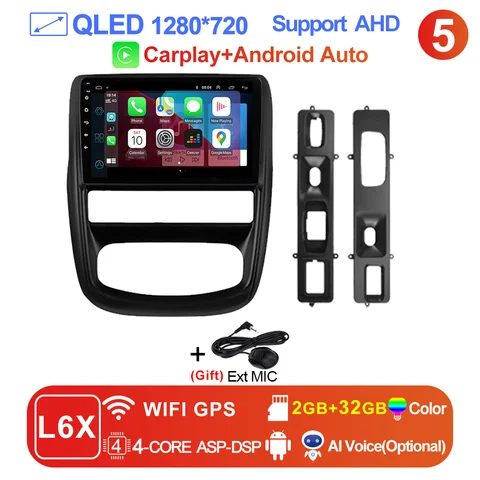 Автомагнитола LEHX Pro, 2 din, Android 14, мультимедийный видеоплеер для Renault Duster 1 2010- 2015, Автомагнитола для Carplay, dvd, GPS-навигация