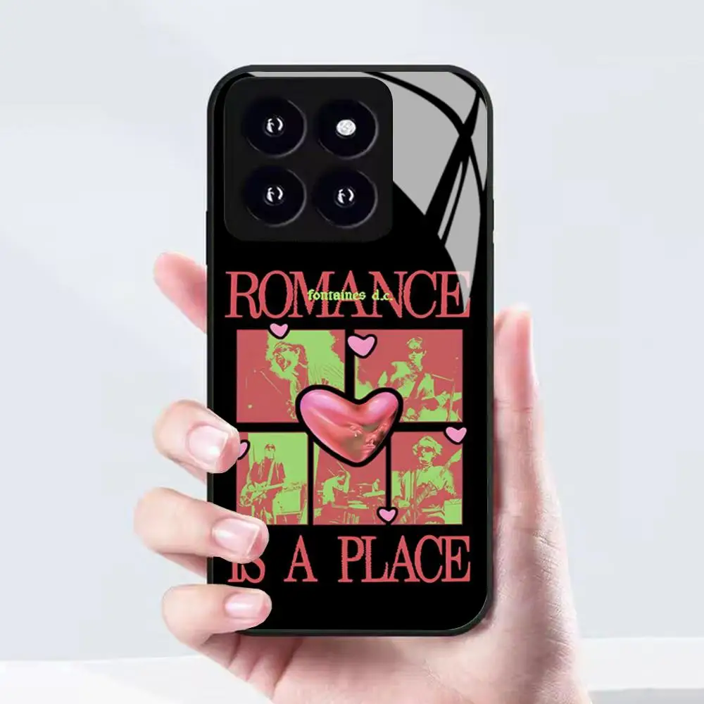 Фото Чехол для телефона Fontaines-DC R-romance для Xiaomi 17 15 14 13 12 Mi 11 X T Ultra Pro Lite 5G, черный стеклянный чехол №3