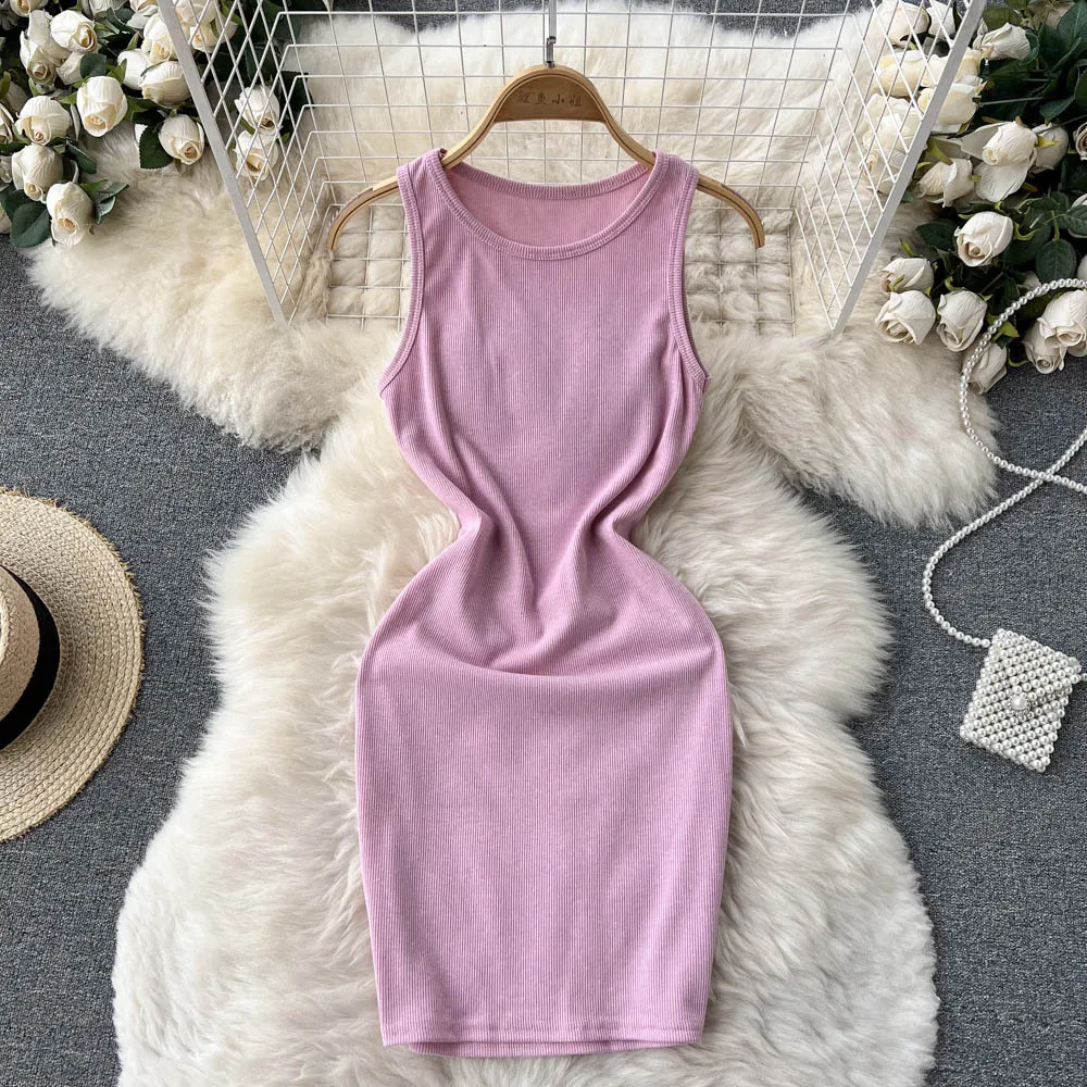 

Summer new sleeveless wrinkled maternity dress mid-length GRAY22