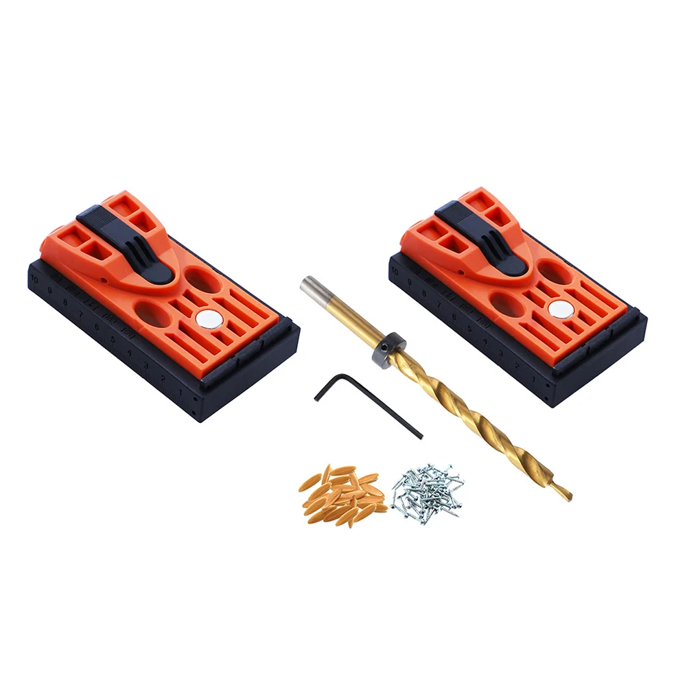 Woodworking Drill Guide Locator Inclined Hole Opener Wood Drilling Positioner Carpenter Punching Jig Tool Accessory