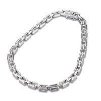 fashion mens simple stainless steel chain necklace unisex wrist jewelry gifts punk metal hip hop couple jewelry