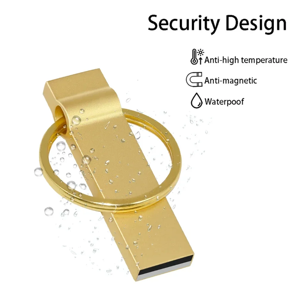 Флеш-накопитель Usb 2 0 128 ГБ высокоскоростной 64 32 U-диск водонепроницаемый 16