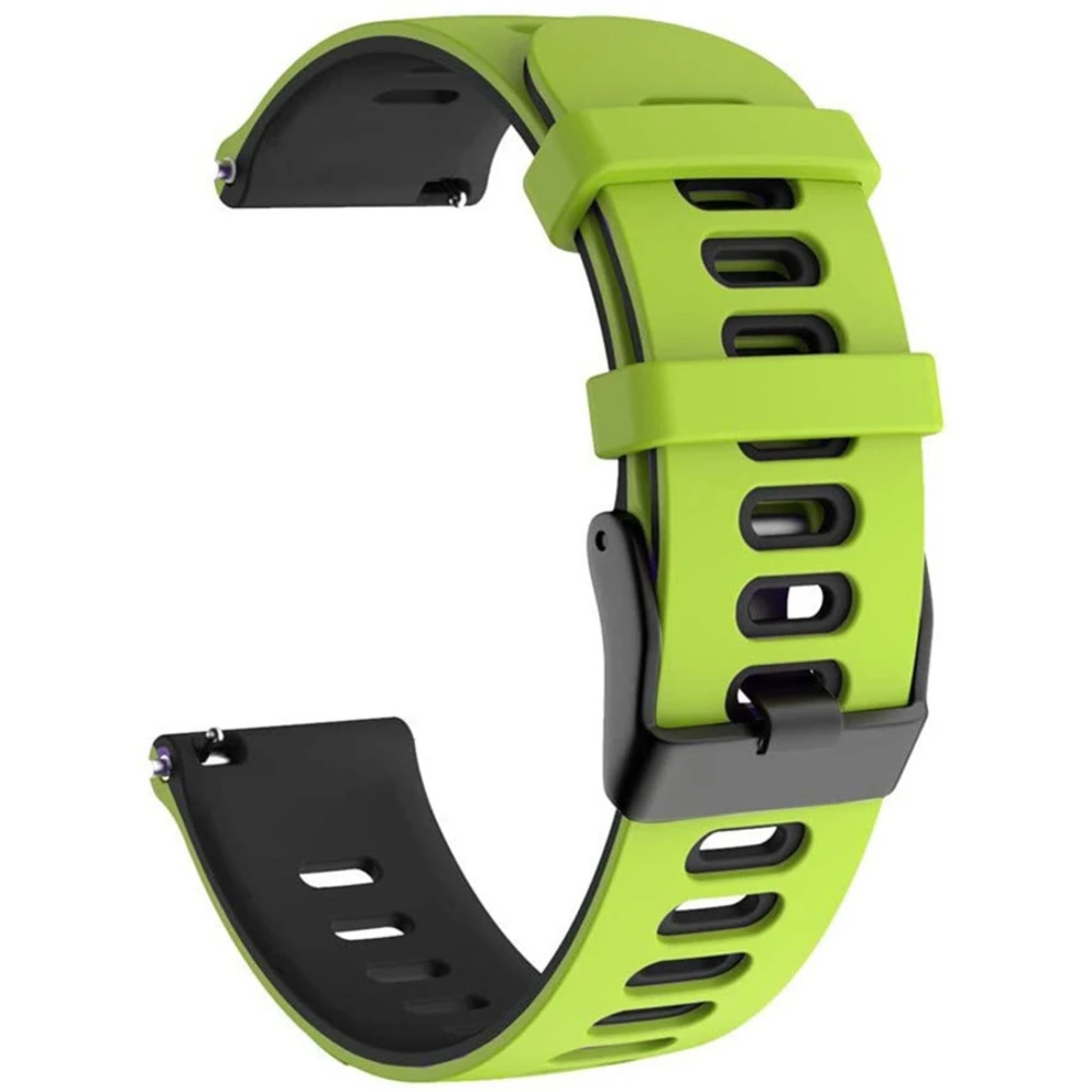 Фото Ремешок силиконовый для Samsung Watch 5/4/3 40/44 мм, спортивный браслет для Amazfit GTR/GTS Correa, 22 мм 20 мм №5