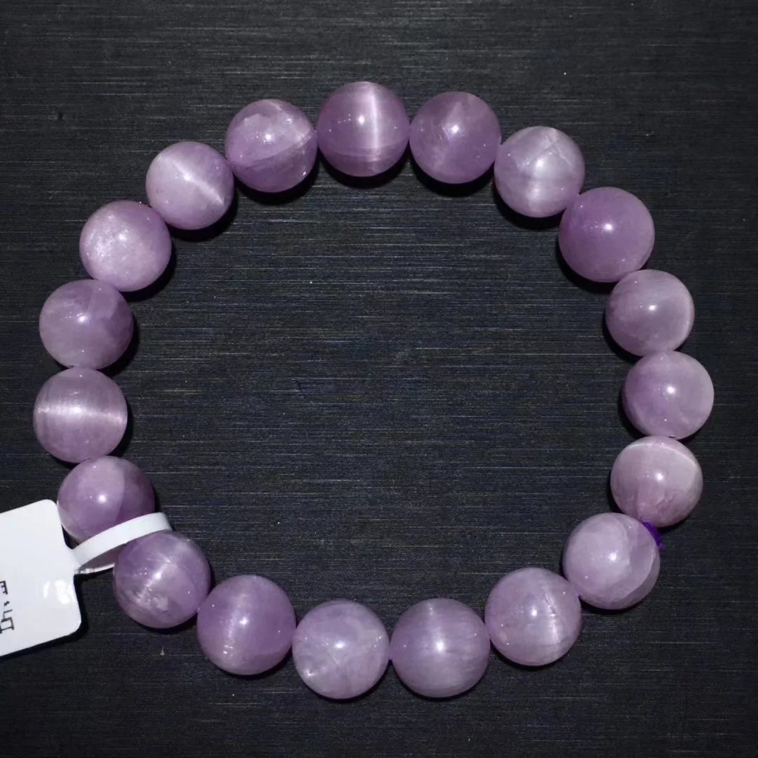 

10 мм натуральные фиолетовые бриллианты ювелирные изделия для женщин мужчин Любовь красивый подарок Исцеление Кристалл кошачий глаз бусины каменные нити AAAAA