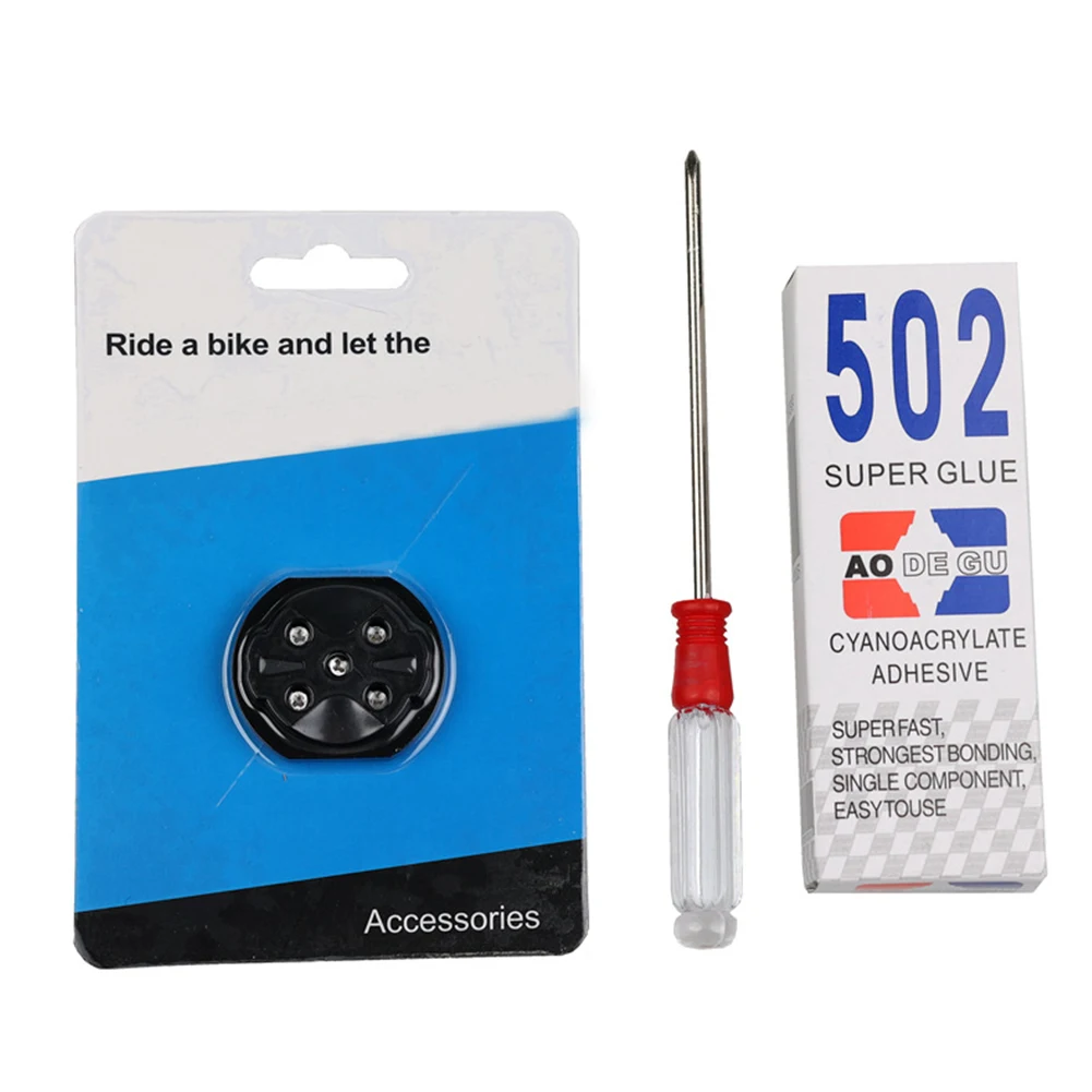 

Bike Bicycle Computer Replacement Mount Repair Broken Parts For Garmin Bryton XOSS With Tool Glue Computer Mount Repair Part
