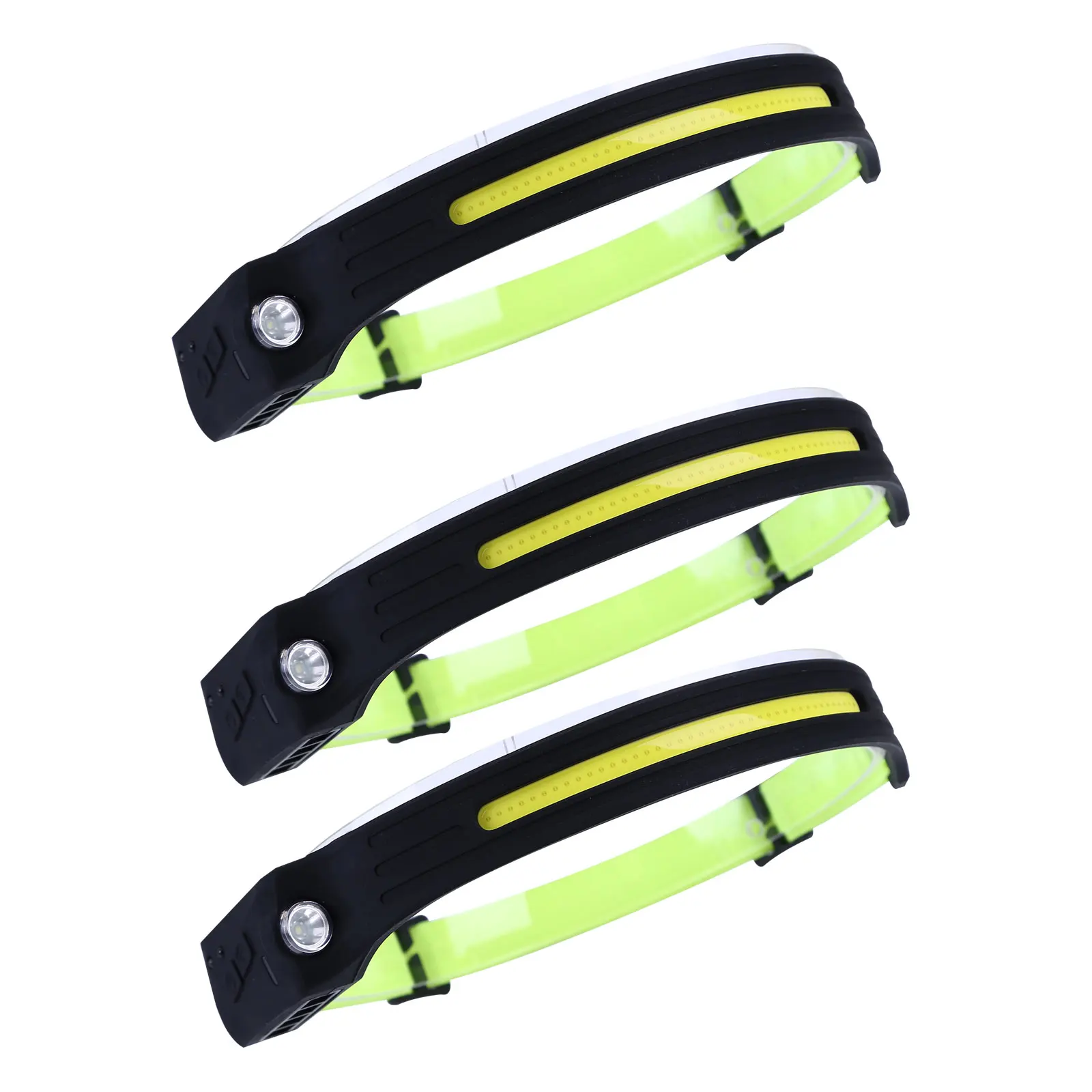 

LED Head Lamp COB LED Headlamp Sensor Headlight with Built-in Battery Flashlight USB Rechargeable Torch 4 Light Modes Work Light