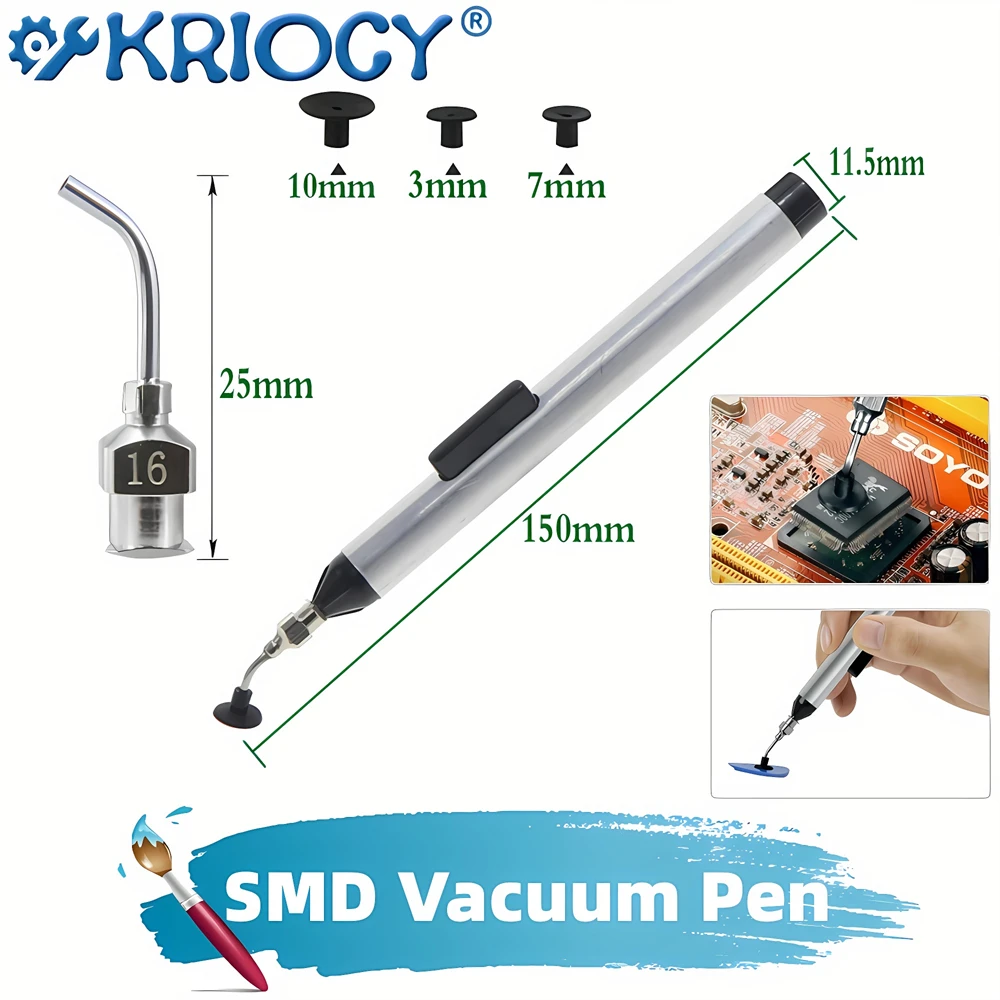 Вакуумный сборный насос для удаления планок IC SMD с 3 всасывающими головками
