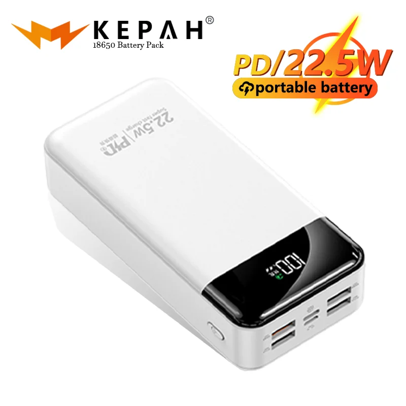 

The new fast charging 100000 milliampere digital display high capacity charger comes with a PD22. 5W ultra fast charging mobile