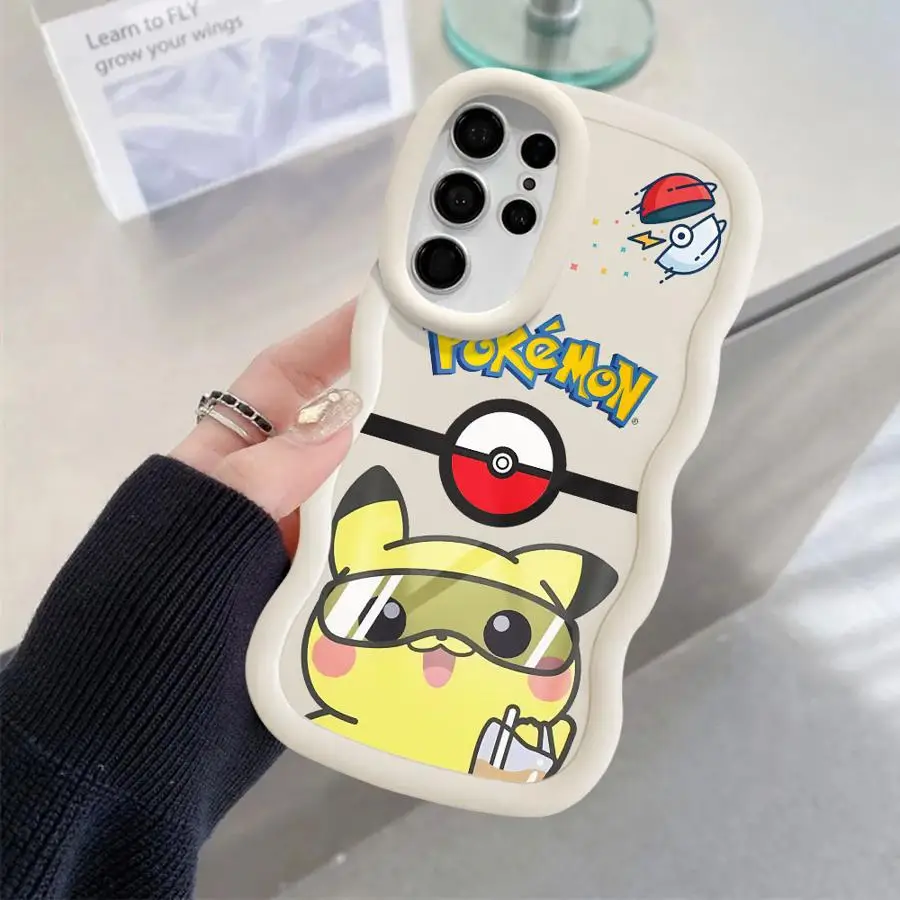 Чехол для телефона P-Pokemon P-Pikachu Samsung Galaxy S23 S24 Ultra S20 S21 FE A25 A32 A22 A23 A24 A33 A53 A54 A73 4G 5G
