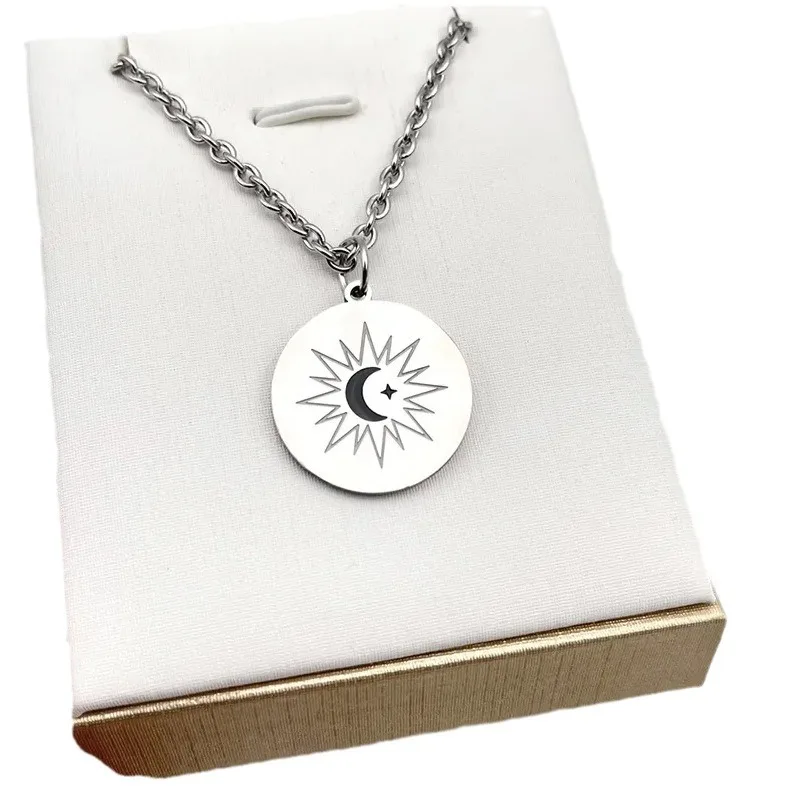 Тайский Сериал Ожерелье Для Косплея Ayan Haotong Luna Star Круглый Кулон Из Титановой