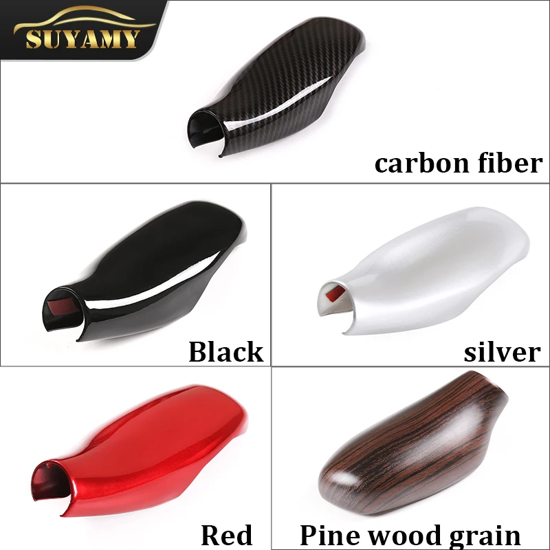 Автомобильная рукоятка рычага переключения передач LHD и RHD ABS углеродное волокно