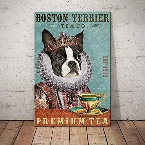 

Terrier Dog ретро металлические жестяные знаки Terrier Tea Co. Премиум чайный ресторан кафе гостиная кухня домашний бар