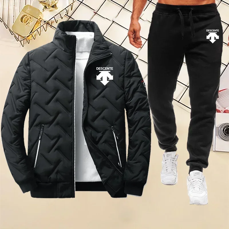 

Men's Classic Zipper Cotton Set, Outdoor Leisure Sports, Jogging, Daily Warmth, 2-P, Autumn/Winter, Best selling 2023