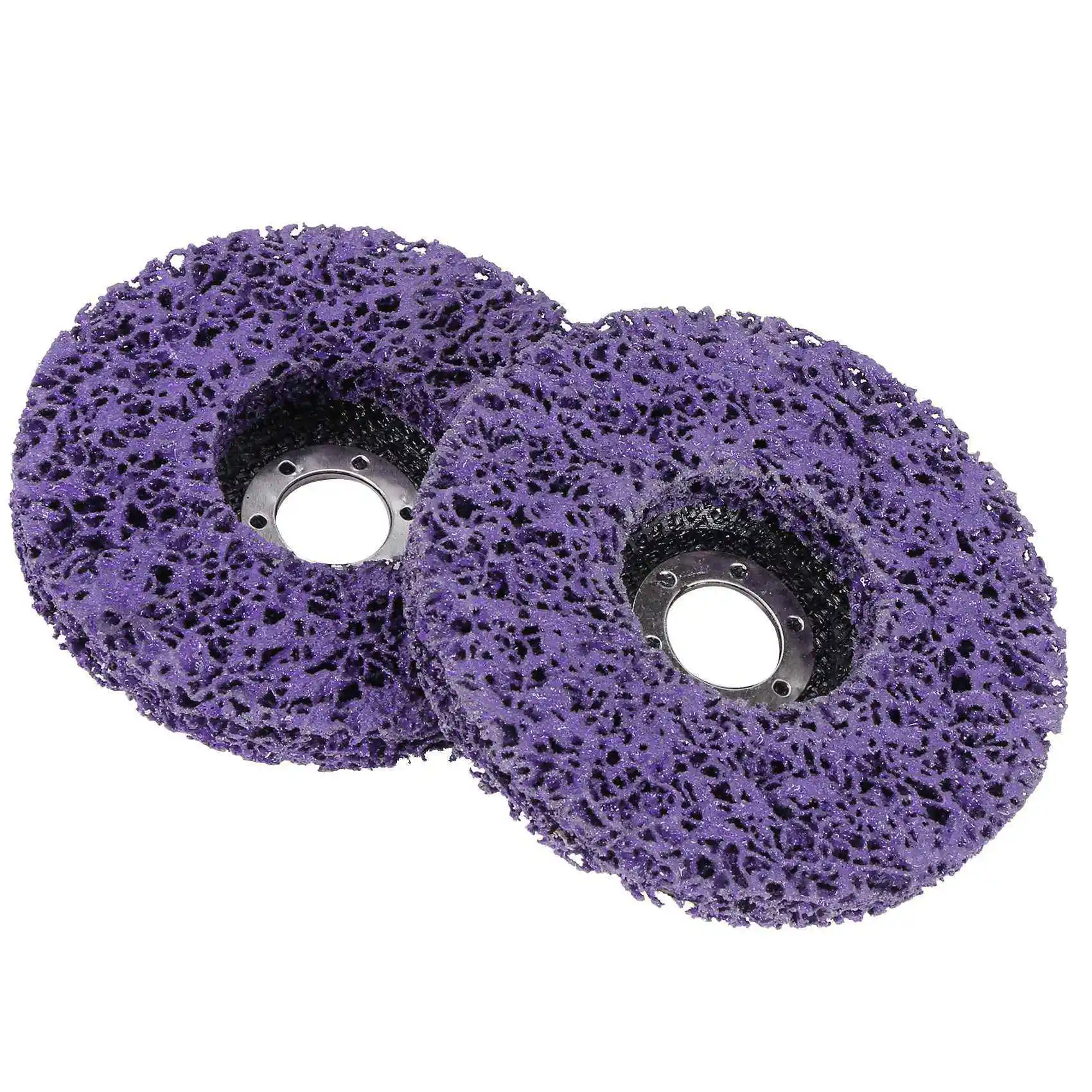 

2Pcs 125Mm Strip Disc Abrasive Wheel Paint Rust Removal Clean